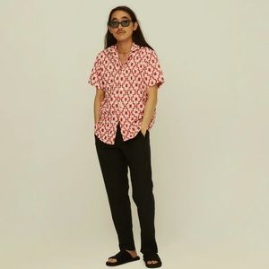 White Machu Cuba Terry Shirt